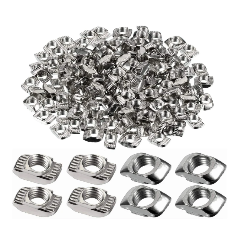 3030 Slot T-nut M3-M6 T Track Nut and Hex Bolt Set Hammer Head T Sliding Nut Screw Kit for Aluminum Profile Connector screw bolt nut set screw washer nut kit