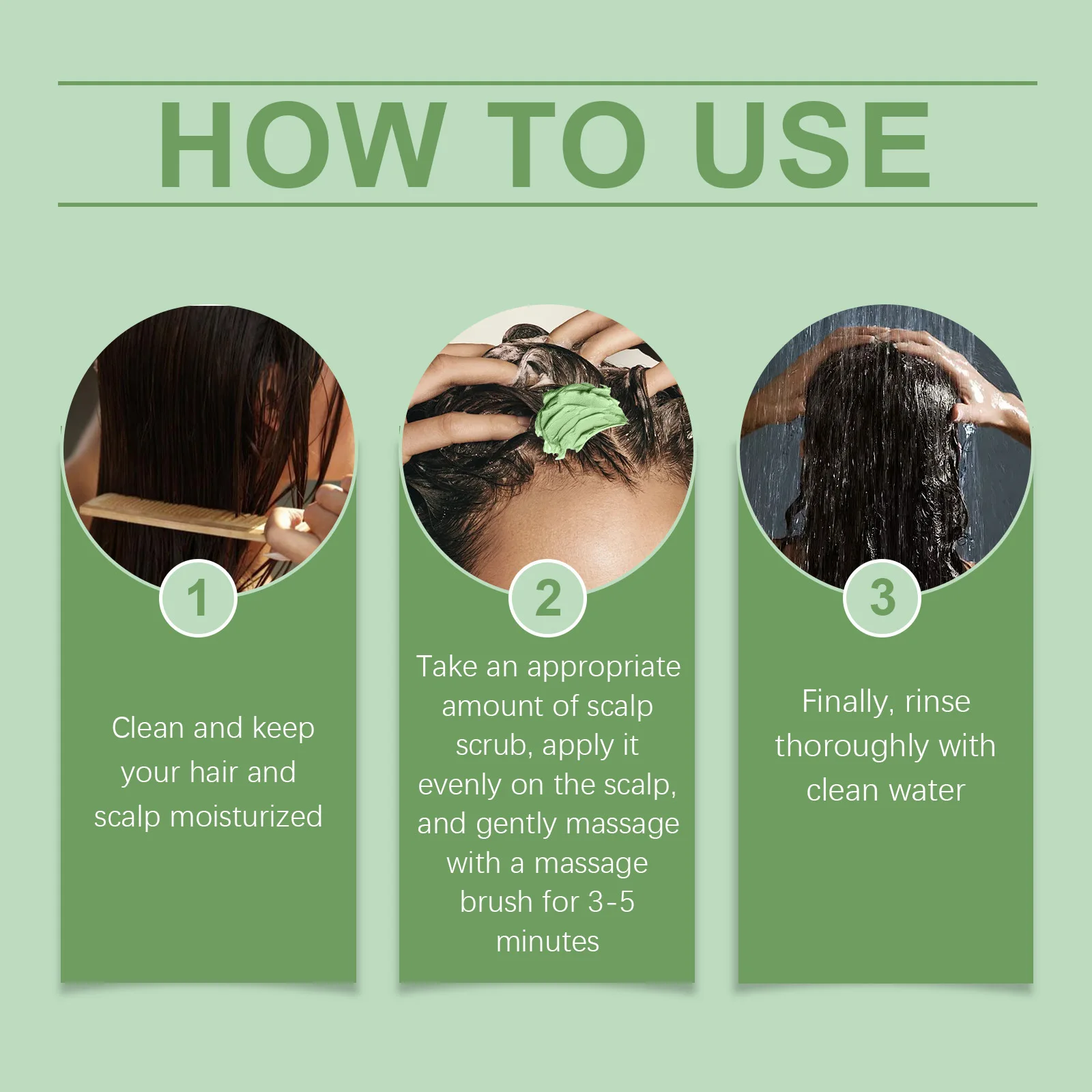 Rosemary Scalp Scrub Gentle Deeply Cleansing Shampoo Moisturizing Cooling Nourishing Soothing Hair Scalp Massager Care Products 6