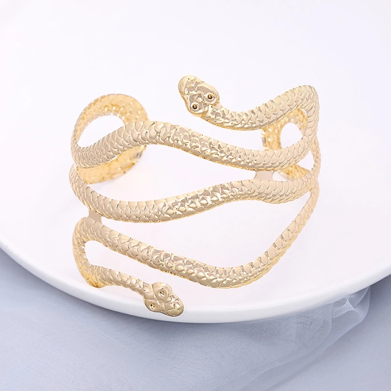 Fashion Egypt Bar Open Upper Arm Cuff Armband Women Bangle Bracelet Gift