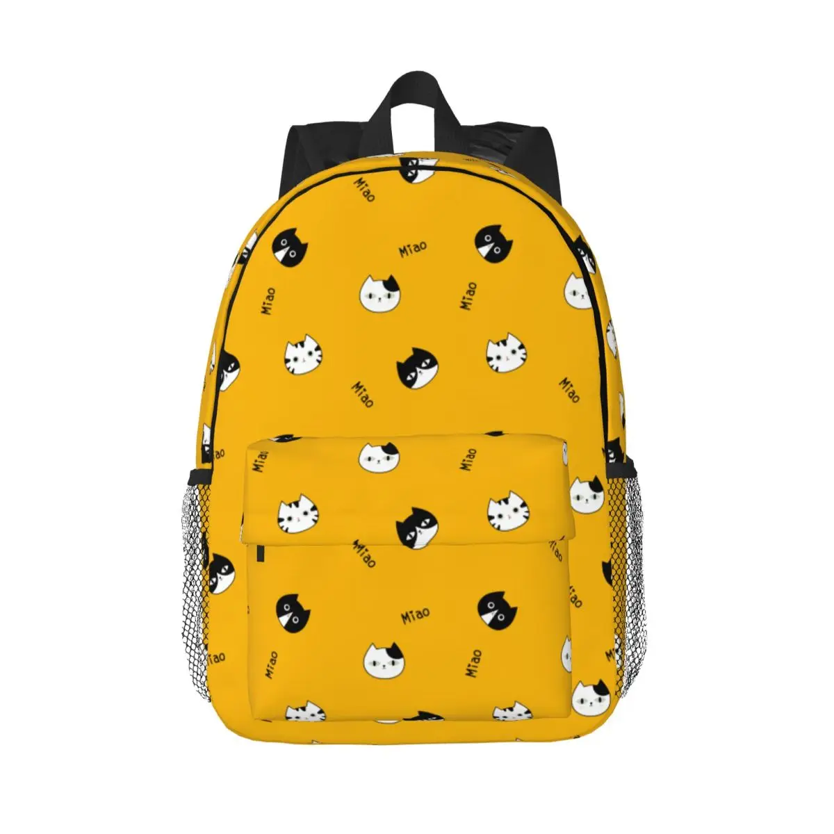 

Cute Black And White Cat Fashion Pattern Backpack Bag Baby Boys Girls School Travel Bags Children's Christmars Gifts