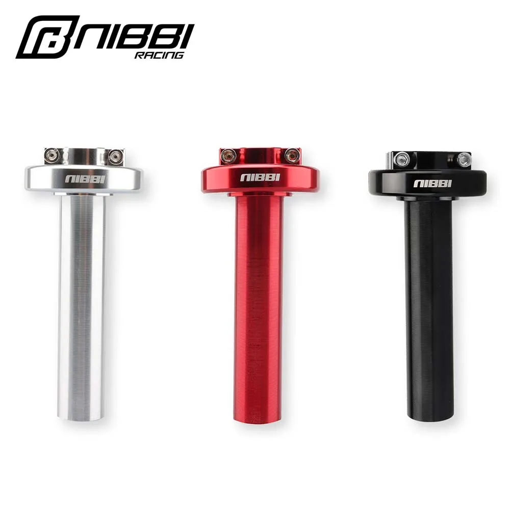 Nibbi Moto Cnc Alluminio Acceleratore Acceleratore Twist Grips Manubri 7/8 Pollici Motocross Gruppo Farfallato Per Scooter Gy6