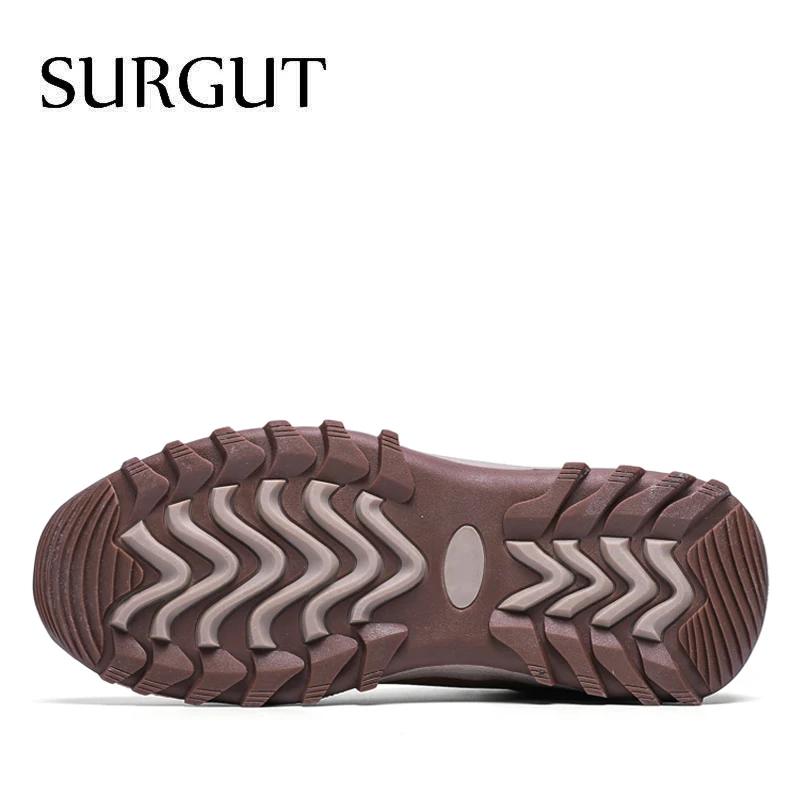 Fashion Winter Snow Boots Men Male Casual Shoes Adult Rubber High Top Warm Plush Warm Ankle Boots men leather boots business mens boots