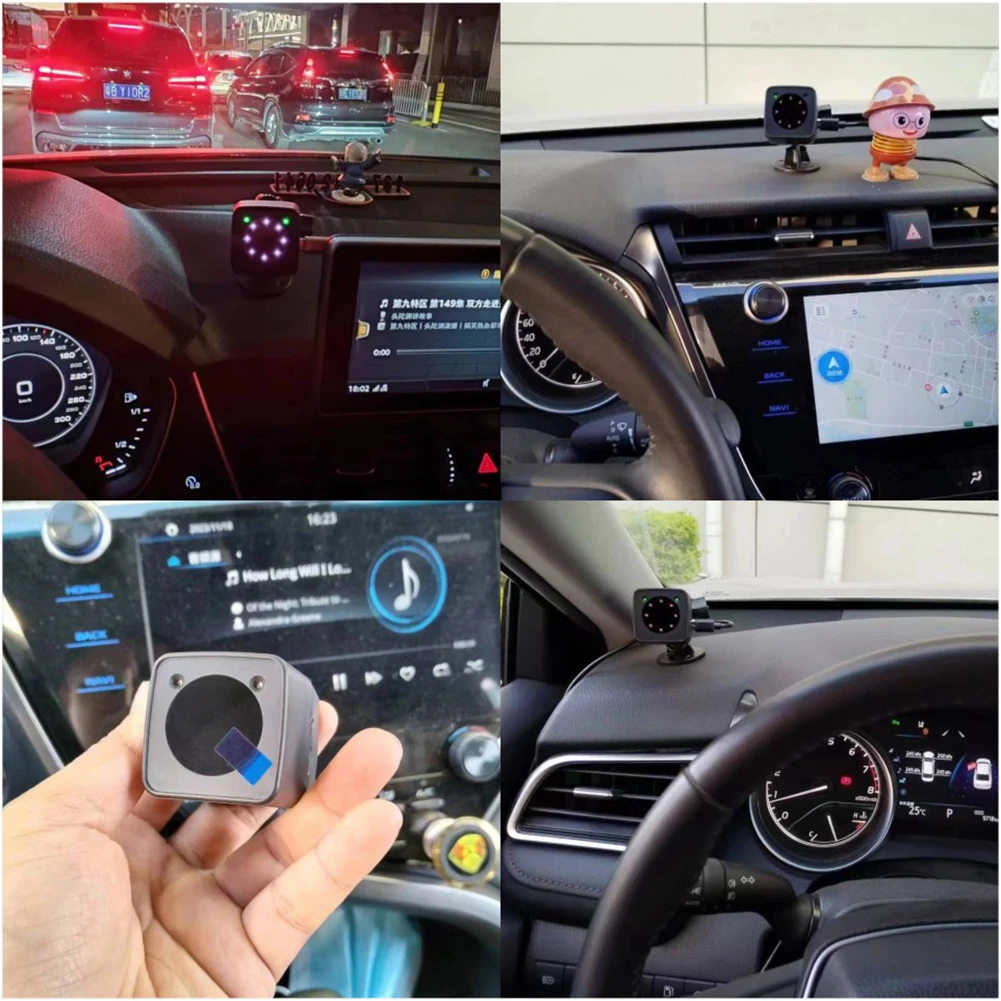 Car Anti Sleeping Alarm Device Driver Fatigue Driving Warning Accurate Face Recognition Auto Electronic Accessories