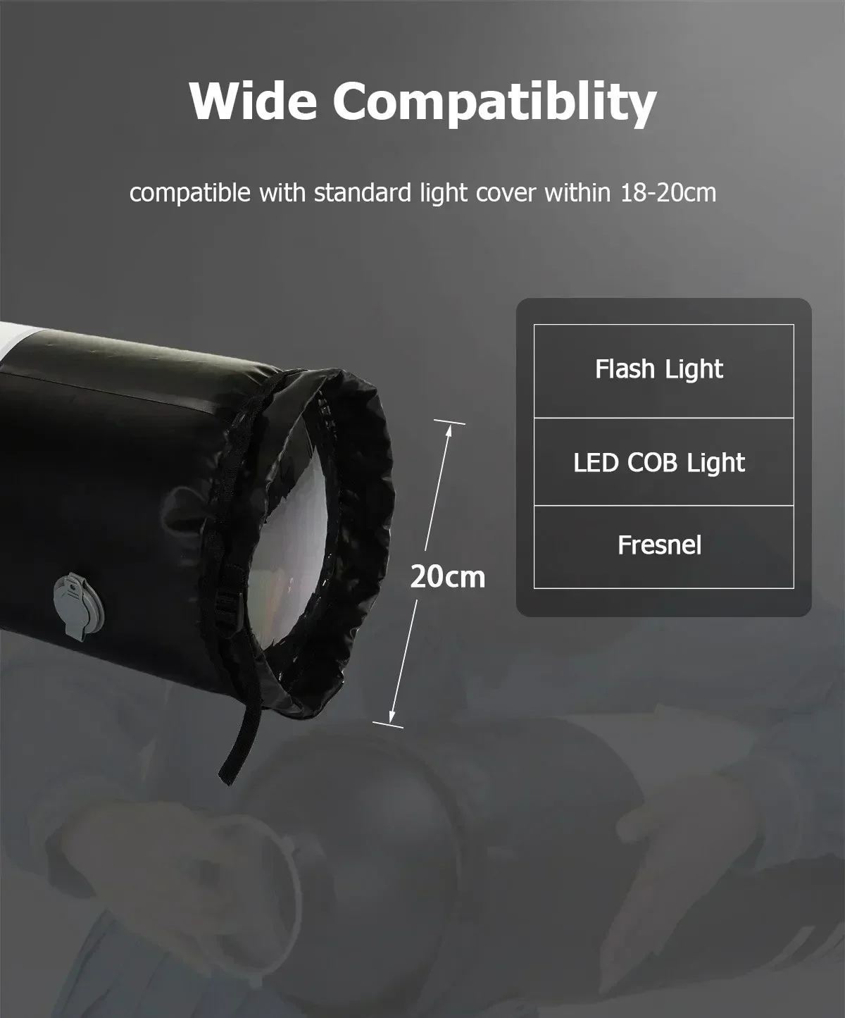 Air Tube Inflatable Softbox for Aputure Nanlite Godox ZHIYUN COLBOR Video Light Diffuser Accessories