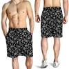 3D Print Black Paisley Bandana Pattern Shorts For Men Quick Dry Oversized Beach Shorts Homme Mens Swim Trunk Short Pants 4
