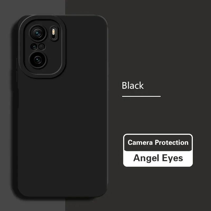 Candy Angel Eyes Soft Liquid Silicone Shockproof Phone Case - Original Matte  Back Cover