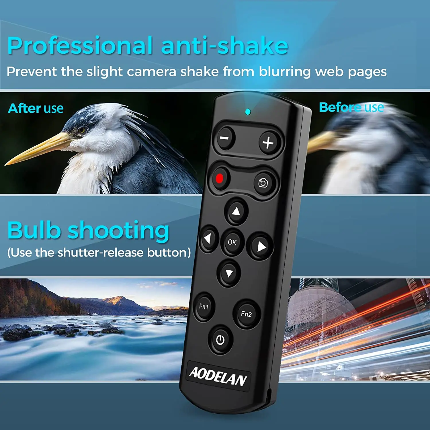 ML-L7B Wireless Shutter Release Remote for Nikon Z5, Z50, Z30