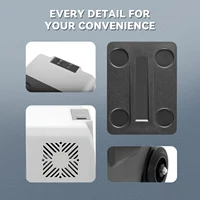 Podofo 30L автомобильный холодильник портативный мини-холодильник с морозильной камерой 12/24 В компрессорный охладитель 110-240 В ящик для льда для кемпинга, путешествий на открытом воздухе — изображение 6