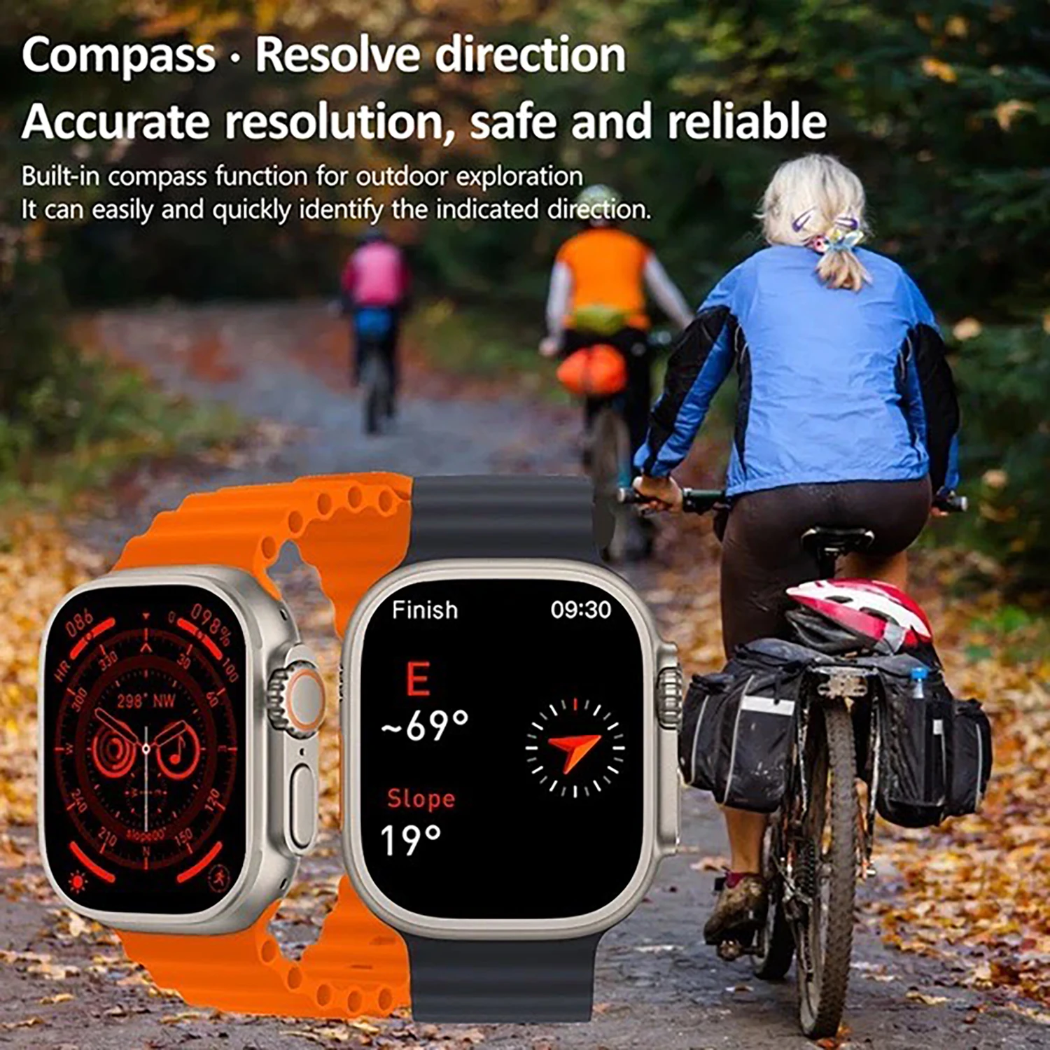 New Watch 10 Ultra Smart Watch 49mm NFC Men Women GPS Track Bluetooth Call BT Music Games Wireless Charging Smartwatch 2025 New