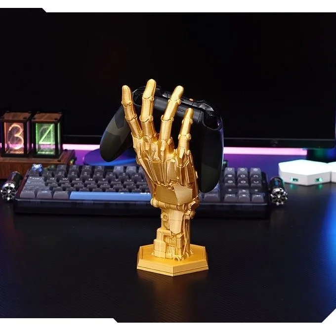 Supporto Di Supporto Per Controller Di Gioco Con Statua Robotica Cyberpunk Per Accessori Per Rack Joystick Creativi Serie Ps5S Xboxs