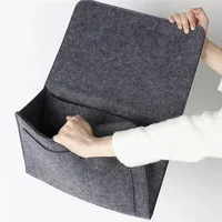 Organisateur suspendu pour lit de bébé – Poches de rangement en feutre pour canapé, chevet, télécommande et solution de rangement pour jouets 5