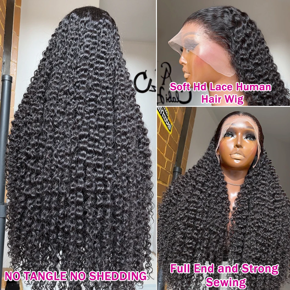 Luvin Hd Loose Deep Wave 30 36 Inch 13x6 13x4 Lace Frontal Wig Human Hair Glueless 5x5 Hd Lace Closure Curly Lace Front Wigs 3