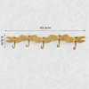 Hangers Key Holder Wall Brass Dragonfly Entrance Hanging Hook Cloakroom Long Rack Hook Home Decoration Housekeeper on Wall 1