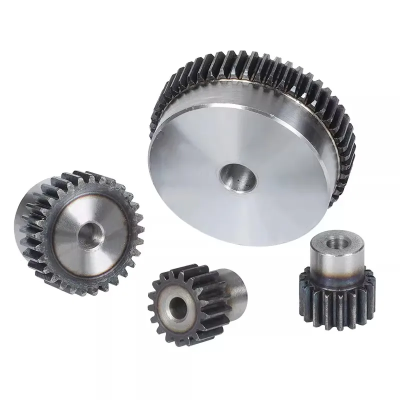1 몰드 28/29/30/31/32/34/35/36/37/38/39/40/42/45/50/55 톱니 모터 기어 보스 기어 45 스틸 스트립 스텝 스퍼 기어
