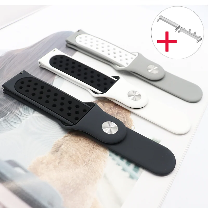 Sport Silicone Strap | Adjustable Soft Watch Band | Smart Bracelet Wristband