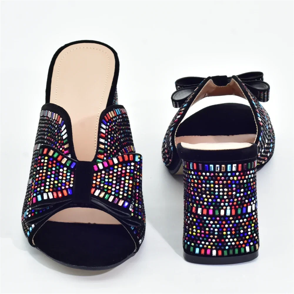 2024 Italian Elegant Women Party Pumps Decorated with Rhinestone Plus Size Women Shoes 43 High Heels Women Pumps Platform Heels 4