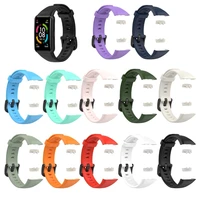 Soft Fashion Silicone Sport Band Straps For -Huawei Honor Band 6 Smart Wristband Bracelet Replacement Watch Strap For Honor Band