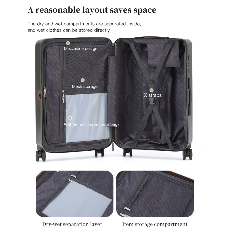 Hand Luggage Valigia 46 36 20 20