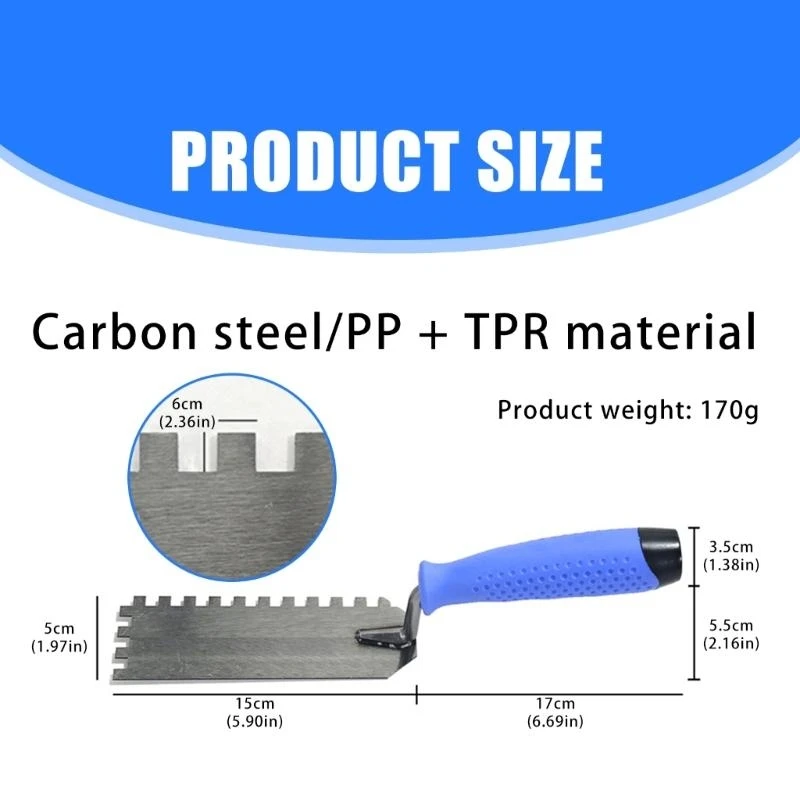 Lightweight Construction Trowel Scraper For Construction & Renovation Tasks With Anti Wear Properties Comfortable Handle