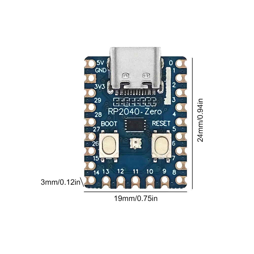  ũƮѷ PICO   RP2040-Zero ,  ھ Cortex M0 + μ, 2MB ÷, 10PCS-1