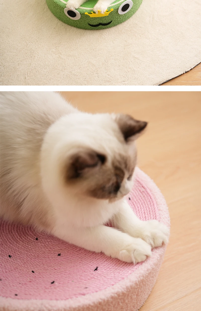 Cozy Scratcher Round Cat Bed CatCurio Pet Store