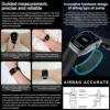2025 New Health Nursing Air pump airbag Blood pressure Measure Smart Watch Men Women ECG+PPG Blood Fat Uric acid NFC Smartwatchs 3