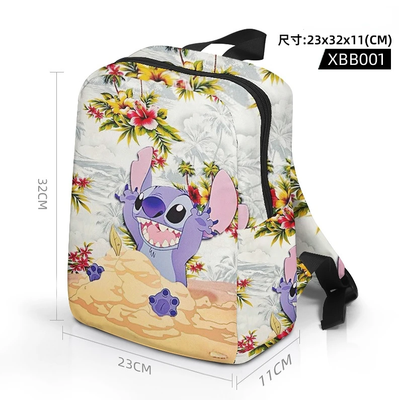 MINISO Disney Star Baby Stitch Cartoon Multi-picture opcional mochila de  lona Bolsa De estudiante mochila para niña bolsas para mujer - AliExpress