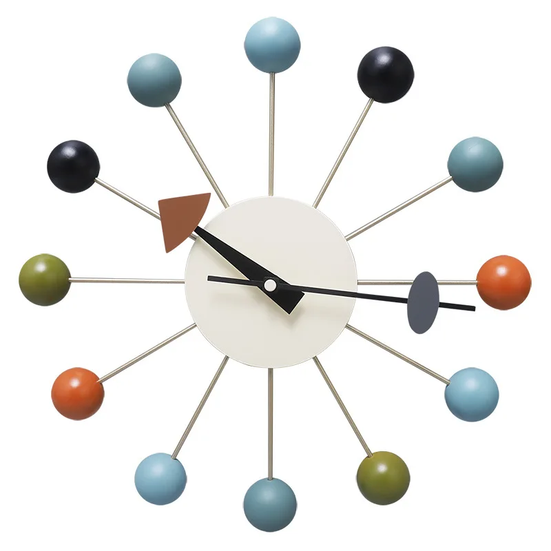 

Living Room Dining Room Hanging Clock Clock Creative Nordic Minimalist and Quiet Candy Hanging Clock Watch
