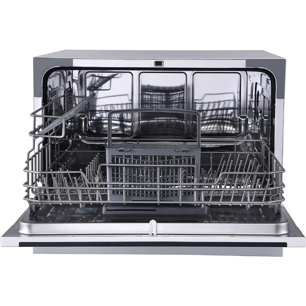 Portable Countertop Dishwasher-7-Program System for Home, RV, and Apartment-Wash Dishes, Glass, and Baby Products