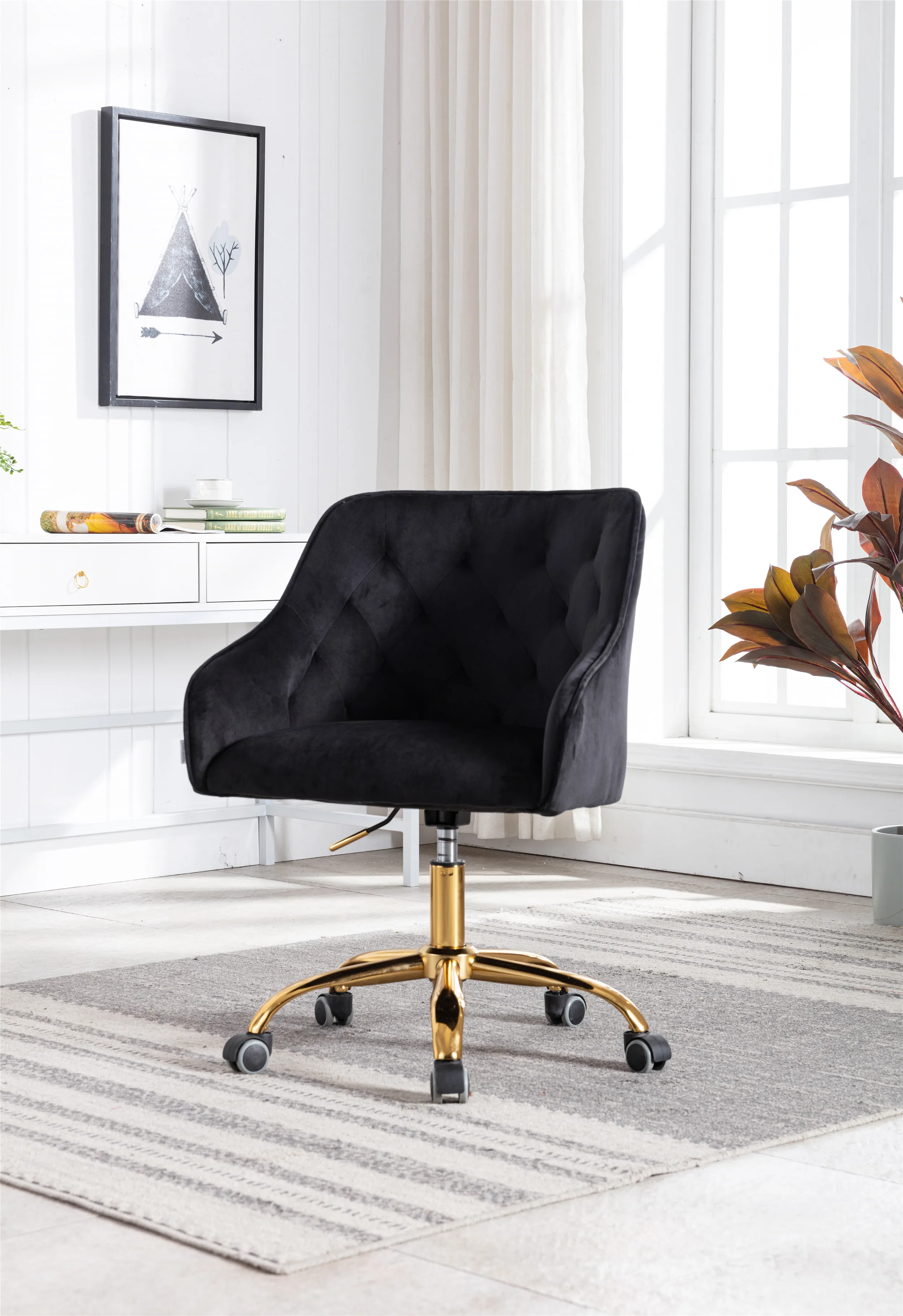 

COOLMORE Swivel Shell Chair for Living Room/Bed Room, Modern Leisure office Chair