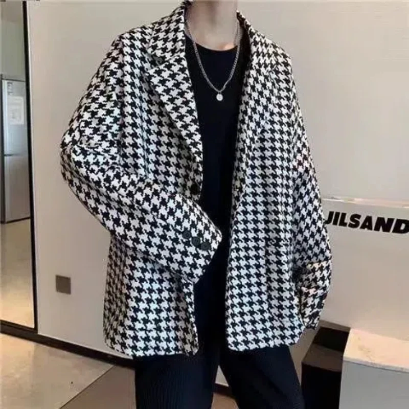 Spring Autumn New Tailored Collar Fashion Long Sleeve Blazers Women High Street Casual Printing Button All-match Y2K Cardigan