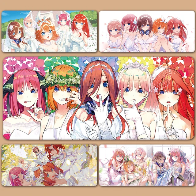 Anime 5toubun no hanayome girls nakano miku bikini Playmat Gaming Mat Desk