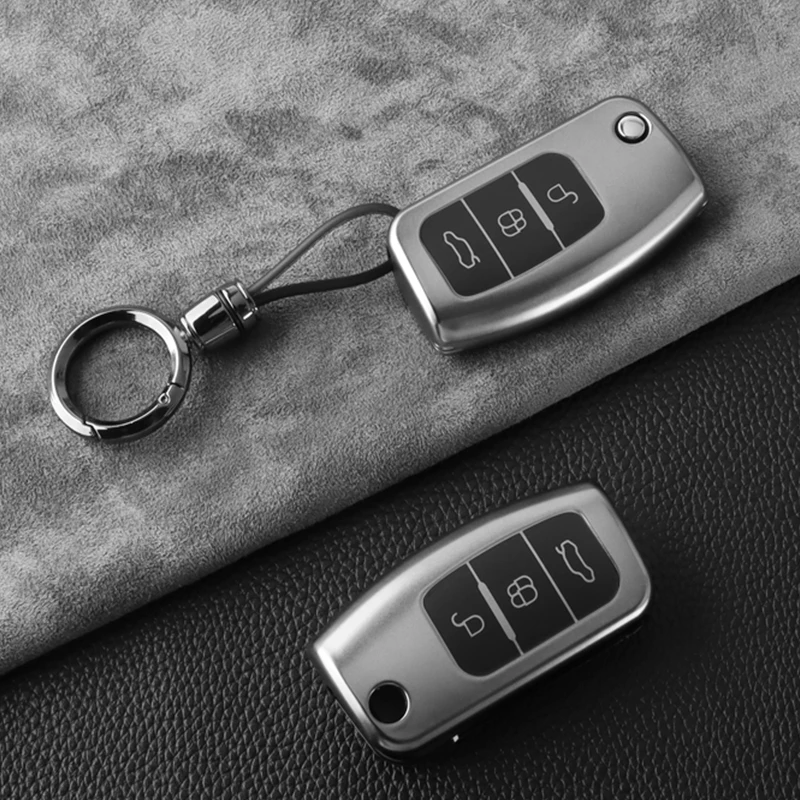 TPU-Auto-Klappschlüsselhülle für Ford Fiesta MK7 Focus 2 C-Max Ecosport S-Max Fusion Mondeo Keyless Protector Shell Zubehör
