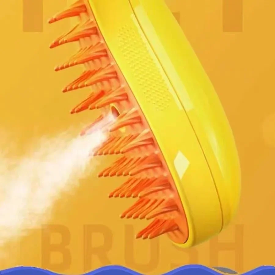 

Cat & Dog Grooming Comb with Electric Spray Water Spray Soft Silicone Depilation Brush Kitten Pet Bath Brush Grooming Supplies