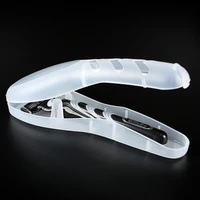 Men's Shaver Storage Box Transparent Plastic  Holder Portable Travel Razor Case Shaving Box Containers 1