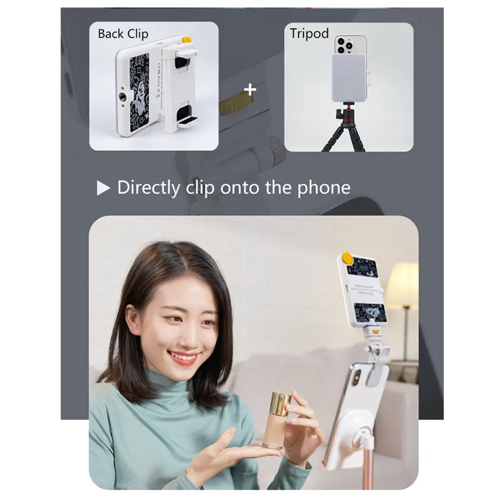 Luz de Preenchimento para Transmissão ao Vivo Luz de Preenchimento Ajustável Modo Clip-on Led Telefone Tablet Selfie Videoconferência Novo - Image 6