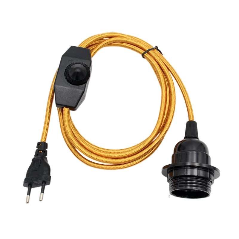 Lamp Holder Power Cord with Dimmer Switch