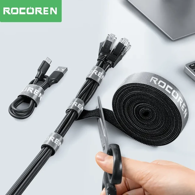 Rocoren Cable Organizer Wire Winder USB Cable Management Charger Protector  For Phone Mouse Earphone Cable Holder Cord Protection - AliExpress