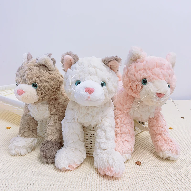 

Плюшевая кошка, собака, жираф, Мягкое Животное-супер мягкая игрушка для малышей, малышей, мальчиков и девочек-куклы, плюшевые плюши