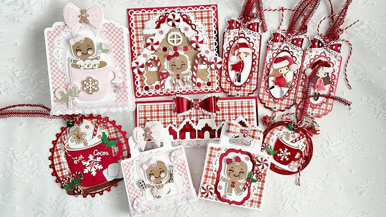 Gingerbread Cookies Die Stamp Collection New Cutting Dies for DIY Decorating Scrapbook Paper Gift Card Album Embossing Craft Die