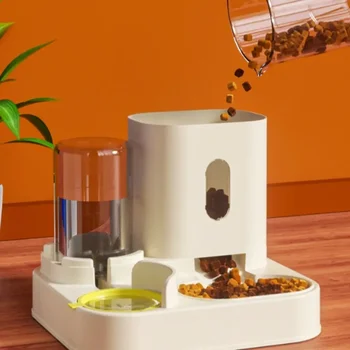 Automatic Cat Feeder Smart Pet Food Dispenser Automatic Cat Food Dispenser Cat Dog Bowl with Water Dispenser Pet Accessories New