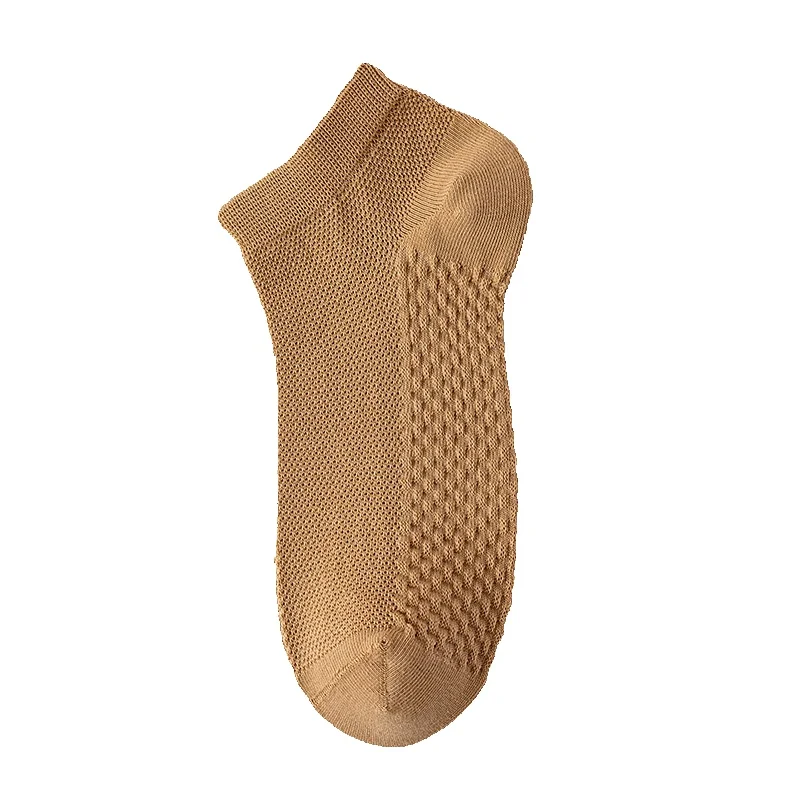 Atmungsaktive Herren Booties Aus Baumwolle Mit Massage-sohle_voghion.com