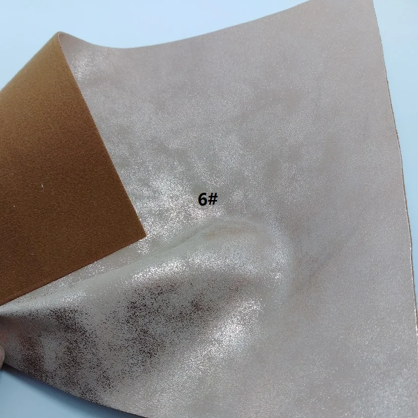 3PCS 21X29CM Synthetic Leather Metallic Gold and Silver PU leather Fabric for DIY accessories sofa handbags and shoes H19