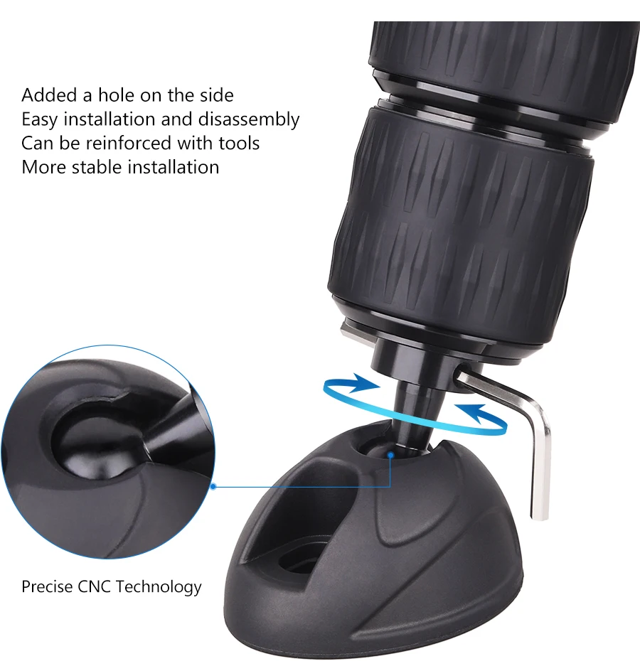 Description Picture 4 of itemUniversal Tripod Feet Pad-INNOREL RP60 Non Slip 60mm Diameter Rubber Feet with 3/8" Screw, Tripod Monopod Leg Pad Replacement