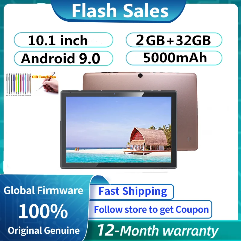 Glavey 10.1 Inch Android 10 Phone Call Mtk 8312 Tablet Pc 2gb Ddr3+16gb ...