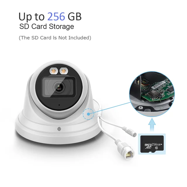 10PCS OEM Dahua 4MP Smart Dual Light IP Camera IPC-HDW2449T-S-IL WizSense Built-in Mic Security CCTV Surveillance Network Camera - Image 4
