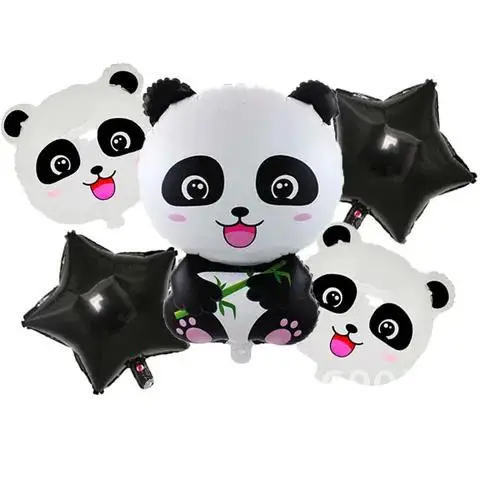 

Foil Balloons Number Panda Themed Birthday Party Decorations Jungle Panda Birthday Balloon Baby Shower Kids Toys Helium Ballons