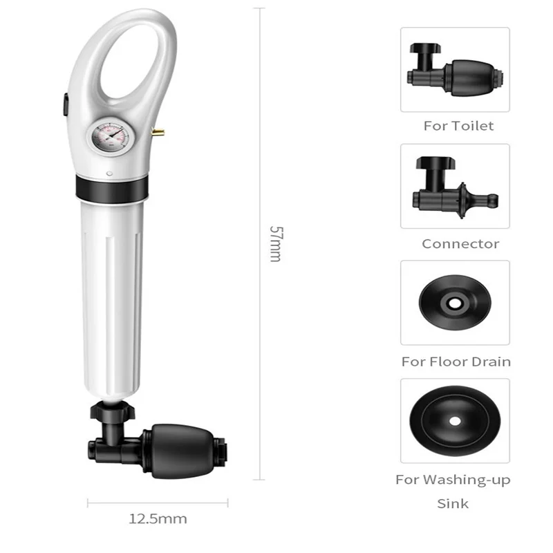 Pipe Dredger Toilet Unclogging Device Sewer Unclogging device High pressure High-pressure
