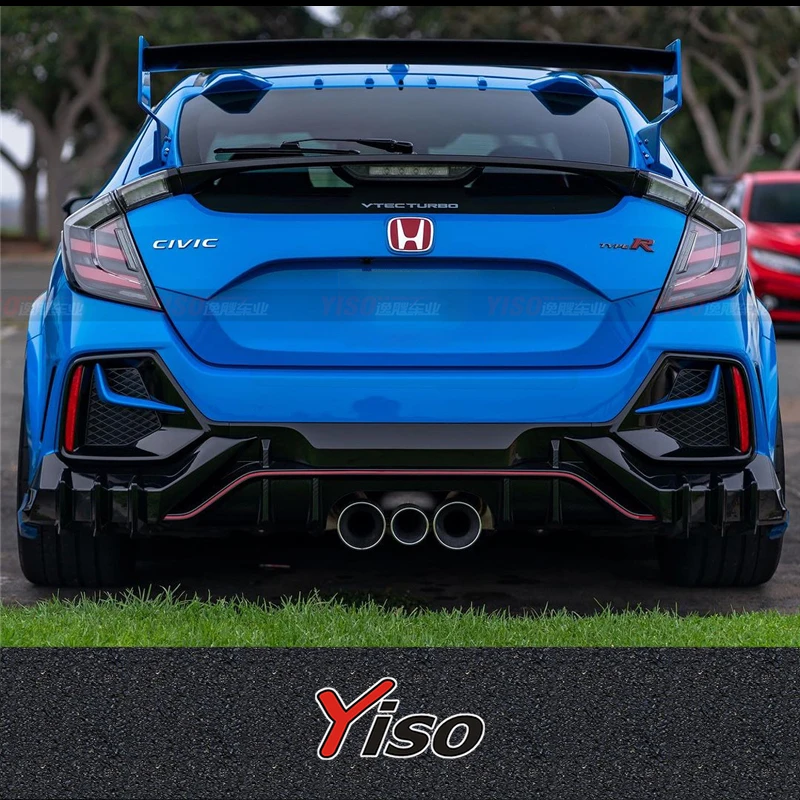 fk8 カーボンファイバー リアスポイラー カーボンリアウイングTYPE-2 for FK8 - SEEKER WEB オンライン