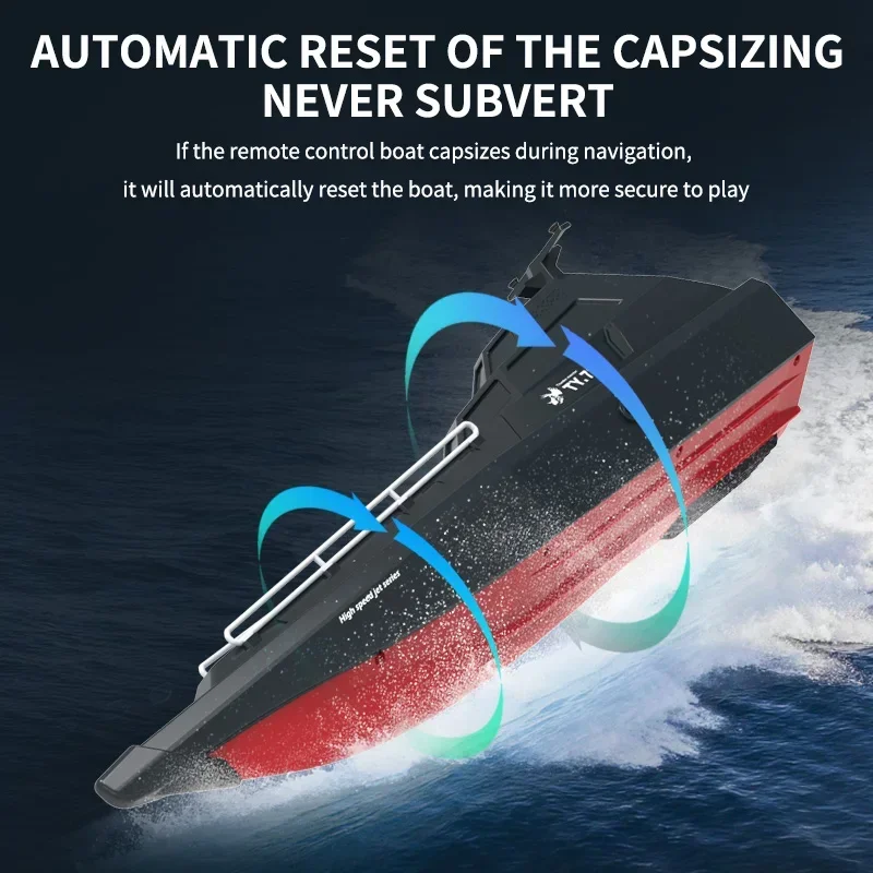 2.4GHz TY727 RC TURBOJET PUMP High-Speed Remote Control Jet Boat Low Battery Alarm Function adult Children Toy Gift remote control boat